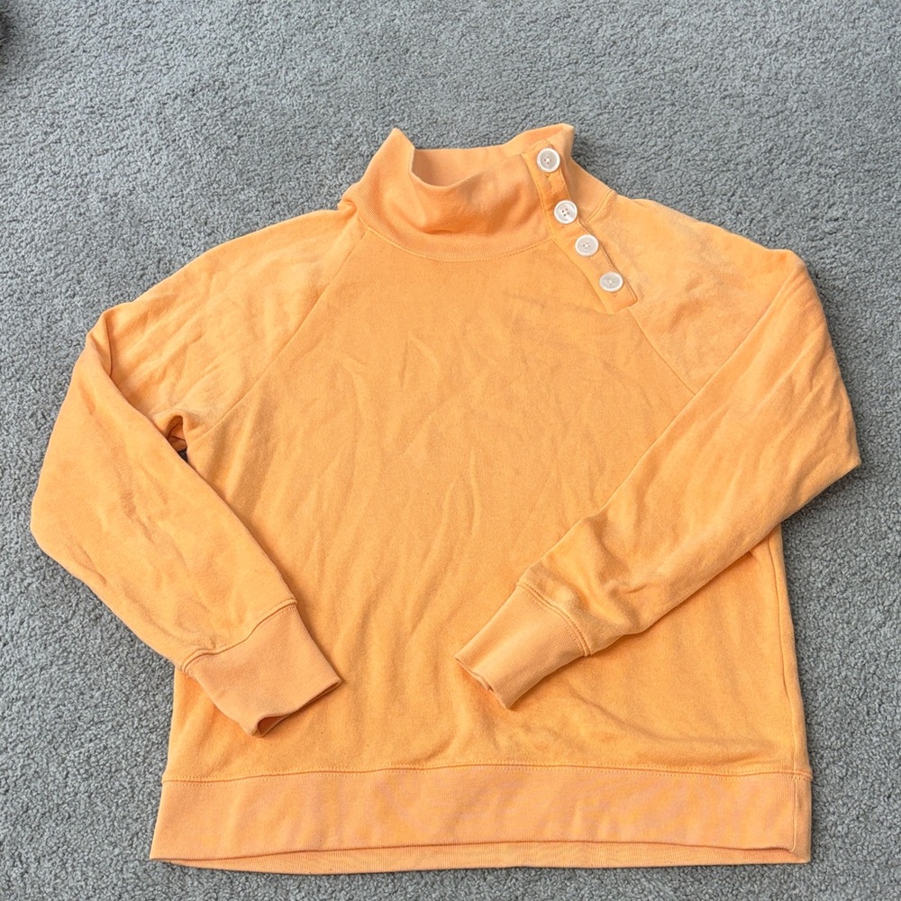 JCrew Button-Detail Sweatshirt